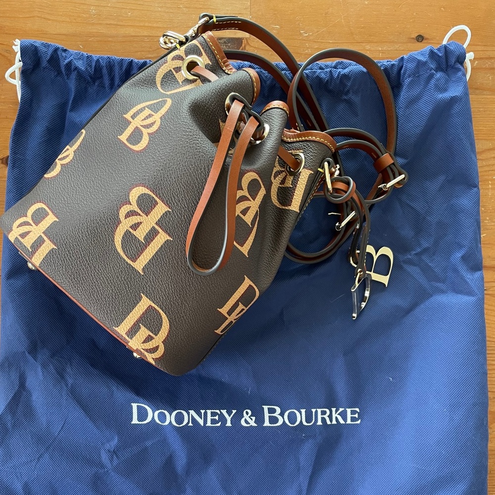 Dooney & Bourne Monogram Small Drawstring Handbag